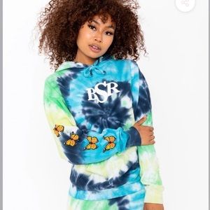 BSR Growth Comes From Within Tie Dye Hoodie Medium